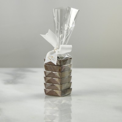 Cellophane wrapping chocolate 6 pieces