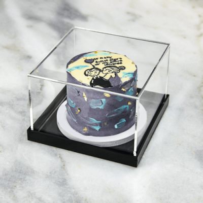Better days mini cake with acrylic box