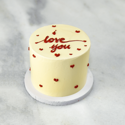 Mini cake - I love you